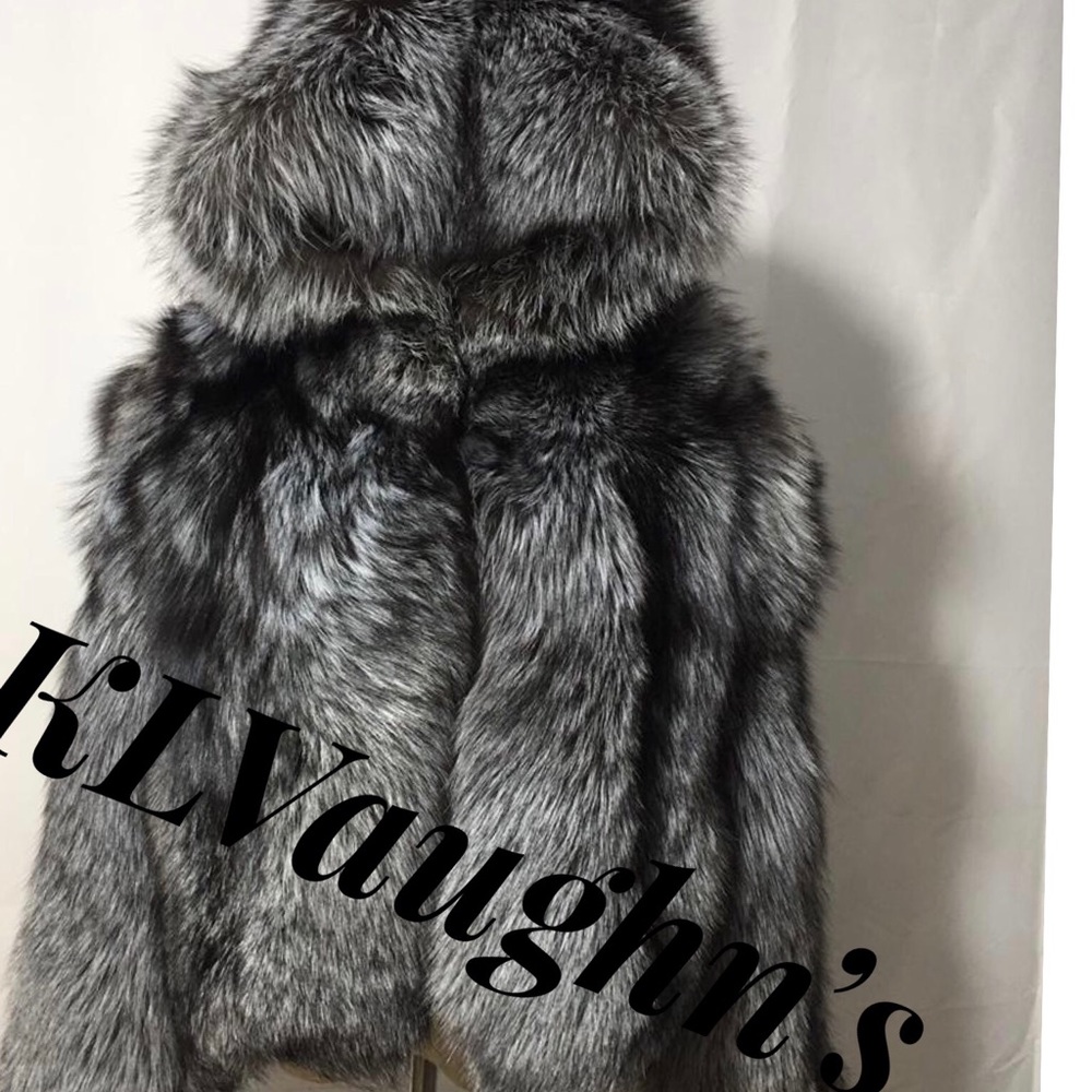 Real fox fur jacket is made to order see size chart/full pelt